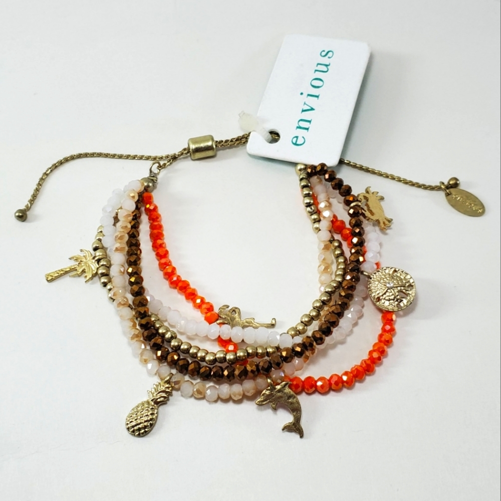 Envious Multi-strand Sea Themed Bracelet